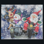 Papier Cadeau Happy Friends Funny Christmas Wrapper Paper<br><div class="desc">Joyeux Noël Amis Drôle Papier à envelopper - Peinture MIGNED - Personnalisable</div>