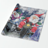 Papier Cadeau Happy Friends Funny Christmas Wrapper Paper (Déroulé)