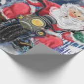 Papier Cadeau Happy Friends Funny Christmas Wrapper Paper (Coin)