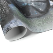 Papier Cadeau Happy Friends Funny Christmas Wrapper Paper (Coin rond)