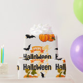 Papier Cadeau Happy Halloween design