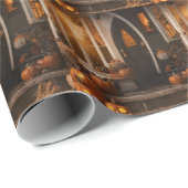 Papier Cadeau Happy Halloween Home Collection (Coin rond)