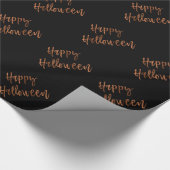 Papier Cadeau Happy Halloween moderne papier enveloppant Hallowe (Coin)