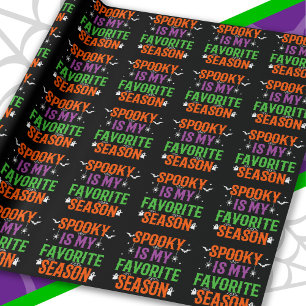 Papier Cadeau Happy Halloween saison Éffrayante drôle Halloween