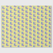 Papier Cadeau Happy Hanoukka dreidel Wrapping Papier (Plat)