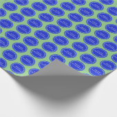 Papier Cadeau Happy Hanoukka Star Circle (Coin)