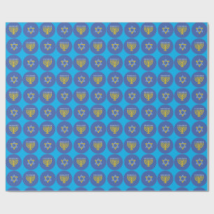 Papier Cadeau Happy Hanoukka Wrapper Paper