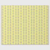 Papier Cadeau Happy Hanoukka Wrapper Paper (Plat)