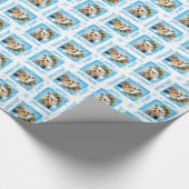 Papier Cadeau Happy Howlidays Australian Terrier Wrapping Papier (Coin)