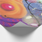 Papier Cadeau Happy Reindeer Christmas Wrapper Paper (Coin)