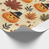 Papier Cadeau Happy Thanksgiving (Coin)