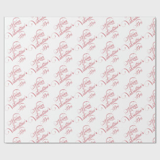 Papier Cadeau Happy Valentine's Day Wrapping Paper