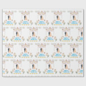 Papier Cadeau Happy Wedding Wrapping Paper – White Background  (Plat)