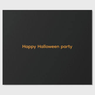 Papier Cadeau Happy Wrapping Paper Halloween party 