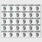 Papier Cadeau Harambe McHarambeface (Plat)