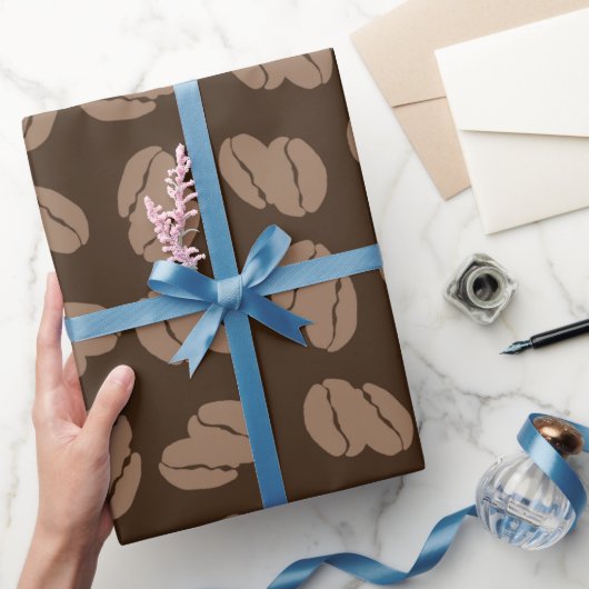 Papier Cadeau Haricots de café torréfiés (Cadeaux)