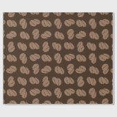 Papier Cadeau Haricots de café torréfiés (Plat)