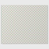 Papier Cadeau Harlequin Lattice in Pink and Green (Plat)