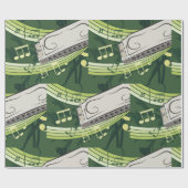 Papier Cadeau Harmonica Music (Plat)