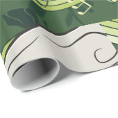 Papier Cadeau Harmonica Music (Coin rond)