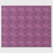 Papier Cadeau Harmonie de Knit : Texture de bande violette (Plat)