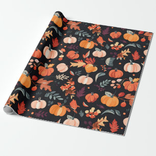 Papier Cadeau Harmonie de récolte d'automne