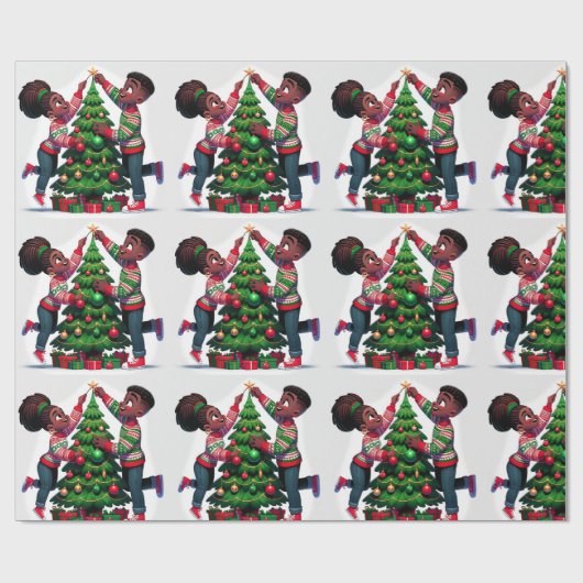 Papier Cadeau Harmonie de vacances (Plat)