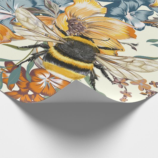 Papier Cadeau Harmonie des abeilles (Coin)