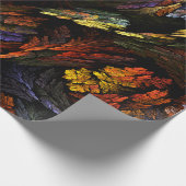 Papier Cadeau Harmonie des couleurs Art Abstrait (Coin)