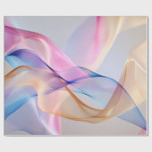 Papier Cadeau Harmonie fluide en mouvement (Plat)