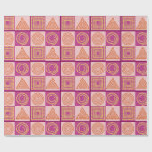 Papier Cadeau Harmonie géométrique - (Plat)