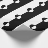 Papier Cadeau Harmonie noire et blanche (Coin)