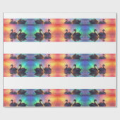 Papier Cadeau Harmonie sur l'eau (Plat)