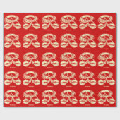 Papier Cadeau Harnais escalade (Plat)