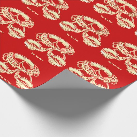 Papier Cadeau Harnais escalade (Coin)