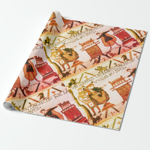 Papier Cadeau Harold jurant serment sur des reliques saintes