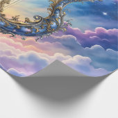 Papier Cadeau Harpe céleste au clair de lune – Art de fantasy co (Coin)