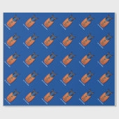 Papier Cadeau Harpe du roi David (Plat)