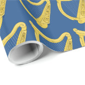 Papier Cadeau Harpe irlandaise (Coin rond)