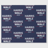 Papier Cadeau Harris Walz Election 2024 III (Plat)