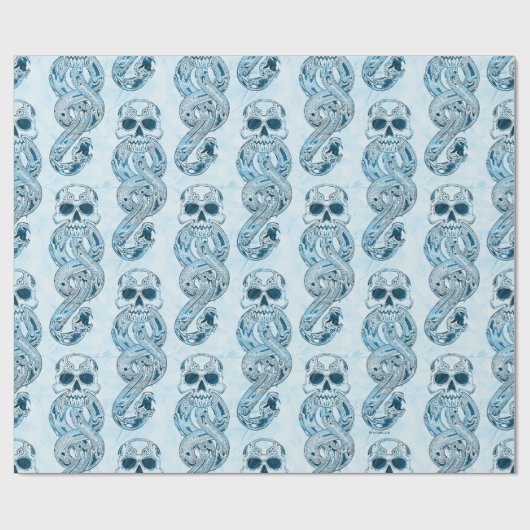 Papier Cadeau Harry Potter | Aguamenti Dark Mark Graphic (Plat)