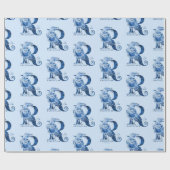 Papier Cadeau Harry Potter | Aguamenti RAVENCLAW™ Graphique (Plat)