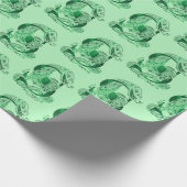 Papier Cadeau Harry Potter | Aguamenti SLYTHERIN™ Graphique (Coin)