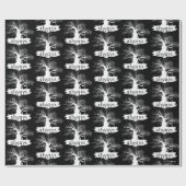 Papier Cadeau Harry Potter | Always Quote Silhouette (Plat)