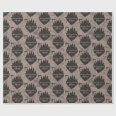 Papier Cadeau Harry Potter | Carte du MARAUDER du château HOGWAR (Plat)