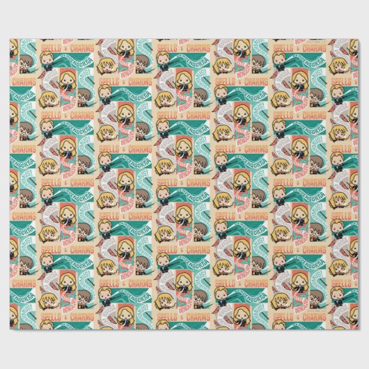 PAPIER CADEAU HARRY POTTER™ | CARTOON SPELLS & CHARMS (Plat)