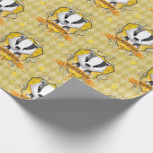 Papier Cadeau Harry Potter | Charme HUFFLEPUFF™ Crest (Coin)