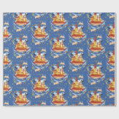 Papier Cadeau Harry Potter | Château HOGWARTS™ charmant (Plat)