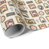 Papier Cadeau HARRY POTTER™ Chibi Image Frame Motif (Coin rond)