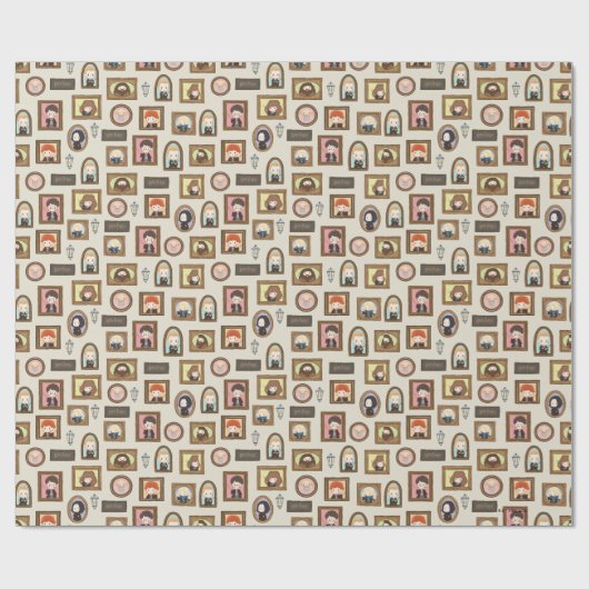 Papier Cadeau HARRY POTTER™ Chibi Image Frame Motif (Plat)